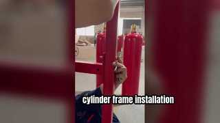1e stap Installatievideo van een brandblussysteem met meerdere zones
