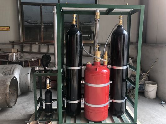 Kwaliteit  90Ltr 120Ltr 245Ltr Piston Flow Type Clean Agent Fire Suppression System FM200 Fabriek