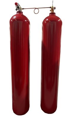 Kwaliteit  Electrically Non-Conductive CO2 Fire System 1448mm CO2 Gas Bottle In Power Room Fabriek