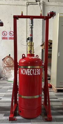 Kwaliteit  40L Enclosed Flooding Novec 1230 Fire Suppression System Without Pollution For Storage Room Fabriek