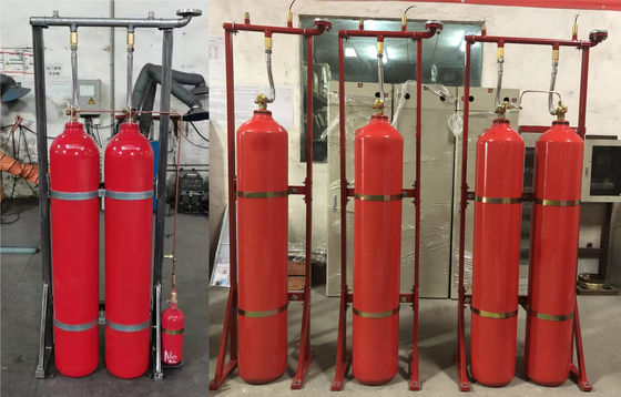 Kwaliteit  70Ltr Carbon Dioxide Fire Extinguishing Systems CO2 Automatic Fire Extinguisher 5.7MPa Fabriek