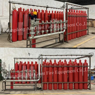 Kwaliteit  Inert Gas Argon IG55 Fire Extinguishing System For Computer Room Fabriek