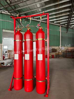 Kwaliteit  IG55 Argonite Fire Suppression System With 20MPa/30MPa Pressure Fabriek