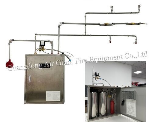 Kwaliteit  Single Bottles Automatic Protection Restaurant Fire Suppression System For Hotel Fire Fight Fabriek
