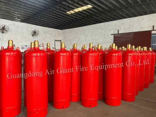 Kwaliteit  HFC227ea fire suppression system cylinder for telecommunication room Fabriek