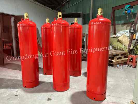Kwaliteit  Non Corrosive FM200 Fire Extinguishing System Cylinder Without Pollution For Storage Room Fabriek