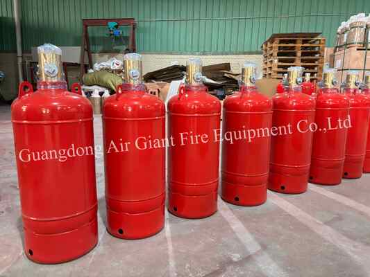 Kwaliteit  Enclosed Flooding Novec 1230 Fire Suppression System Cylinder with 4.2MPa Storage Pressure and Residue-Free Design for Anechoic Chambers Fabriek