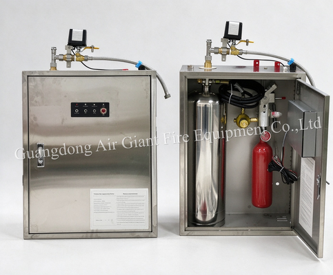 Kwaliteit  Single Bottle Fully Automatic Commercial Kitchen Fire Suppression System Fabriek