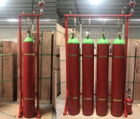 Het ingesloten Overstromende van de het Gasbrand van IG55 Argonite Brandblusapparaat van het de Afschaffingssysteem