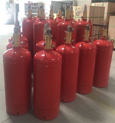 Koolstofstaal en Aluminium de Schone Agent System Welded Cylinder van Novec