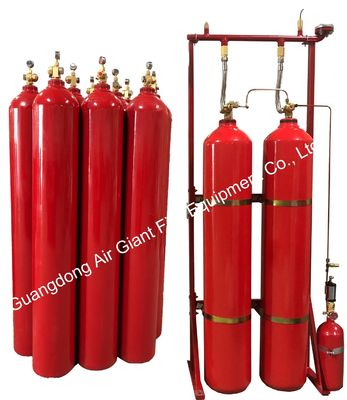 Cylinder voor geïsoleerd inert gas IG541 Brandblussysteem zonder verontreiniging