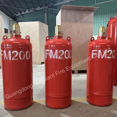 Cylinder voor geïsoleerd FM200-brandbestrijdingssysteem zonder verontreiniging
