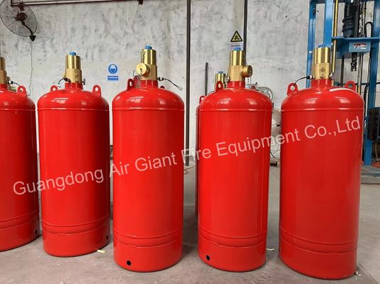 Cylinder voor gesloten overstroming FM200 Brandbestrijdingssysteem zonder verontreiniging Voor batterijruimte
