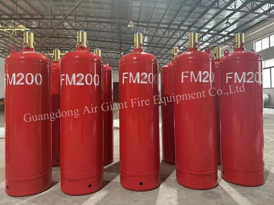 Cylinder voor milieuvriendelijk FM200 brandbestrijdingssysteem voor opslagruimte