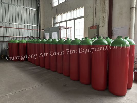 IG55 Cylinder voor brandblussystemen met een schoonmakersmiddel