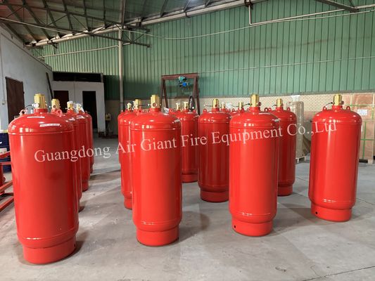 Cylinder voor milieuvriendelijk brandbestrijdingssysteem FM200 Museum