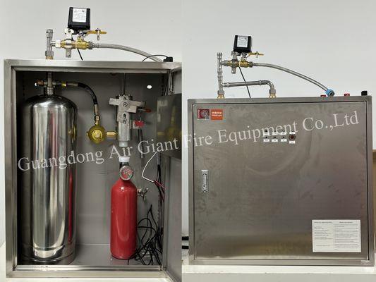 Volledig automatische elektromagnetische inductie-keukenbrandblusapparatuur