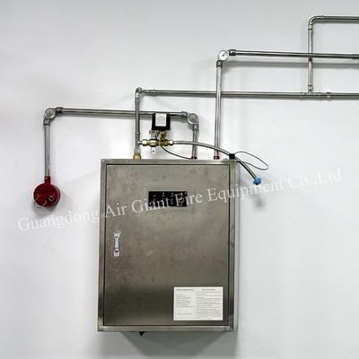Keuken nat chemisch brandbestrijdingssysteem met 12 liter reagensvulling