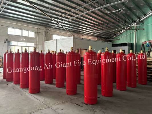 Automatisch brandblussysteem FM200 Cylinder zonder vervuiling Voor bibliotheek