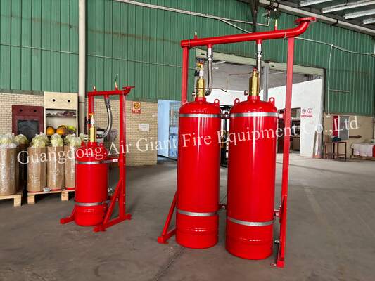 FM200 Gas Systeem Zonder Vervuiling Voor UPS Ruimte